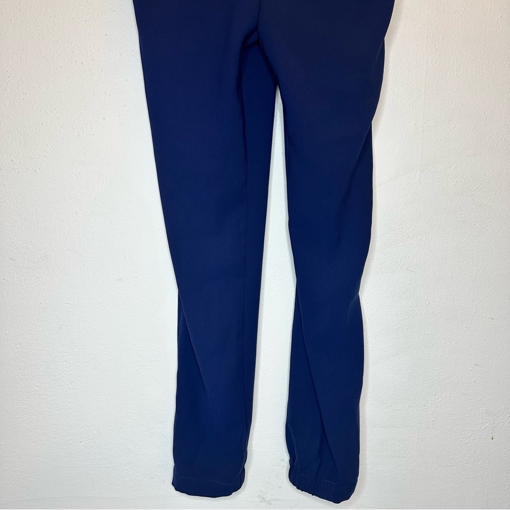 Vince Coastal Cap Sleeve Drawstring Jumpsuit Zip Up Blue Size 8 - Picture 5 of 14